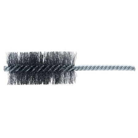 Weiler 1-1/4" Power Tube Brush, .006" Steel Wire Fill, 2-1/2" Brush Length 21164